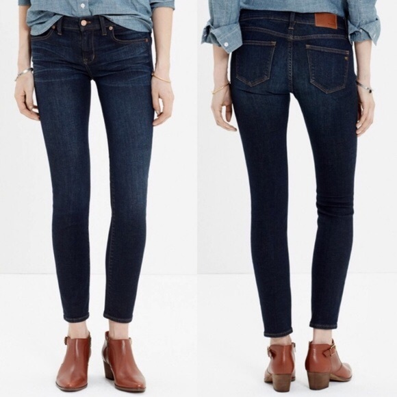 madewell dark wash jeans